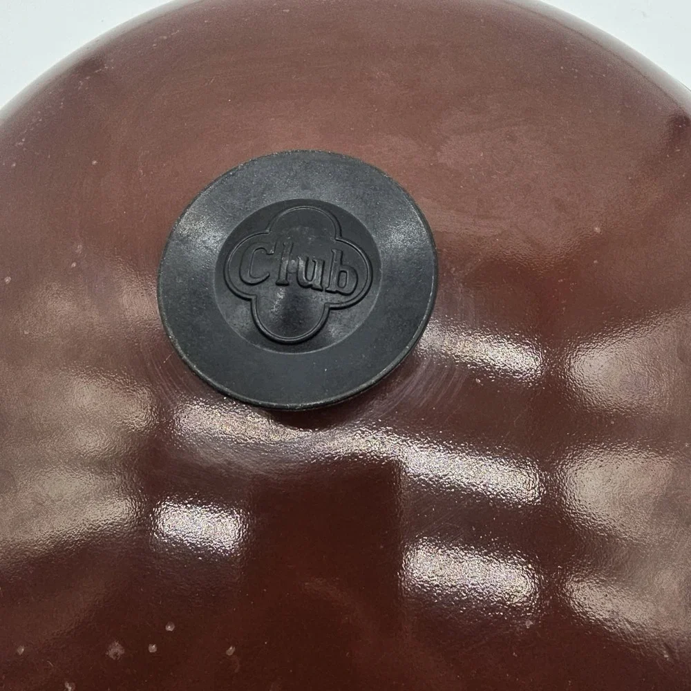 Vintage Brown‎ Club Aluminum Large Stock Pot 12